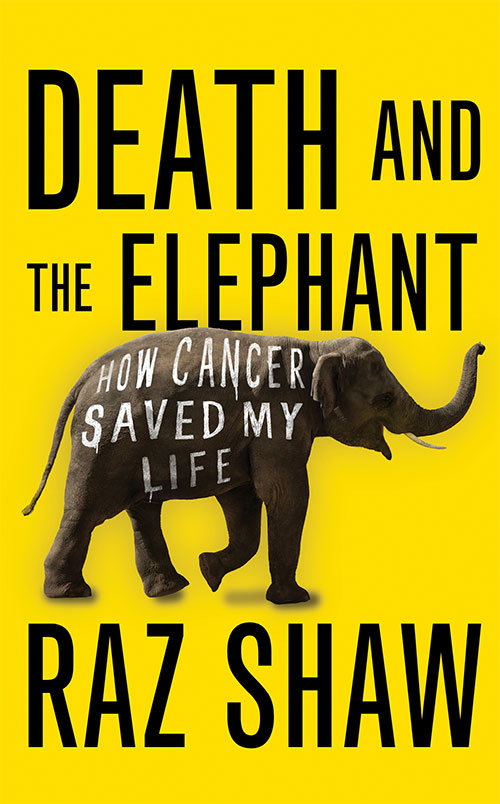 Death and the Elephant by Raz Shaw book cover - non-fiction book PR & publicity, READ Media