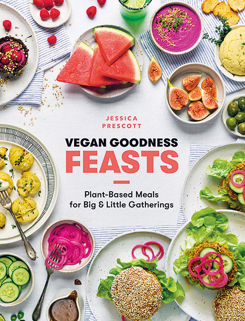 book cover of Vegan Goodness: FEASTS, non-fiction book PR & publicity, READ Media